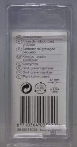 Dremel Graveerfrees 110 achterkant