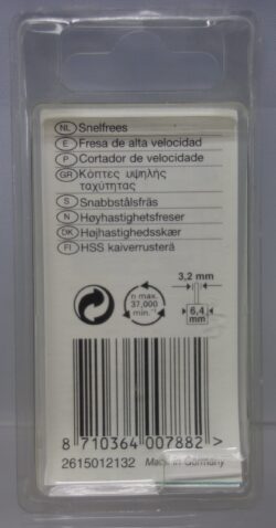 Dremel Hogesnelheidsfrees achterkant