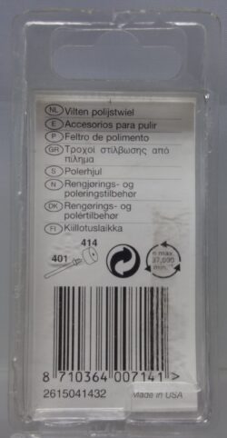 Dremel Polijstschijf 414 achterkant