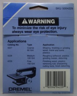 Dremel Fijne Schuurschijf 4229 achterkant