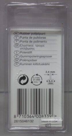 Dremel Rubberen Polijstpunt 461 achterkant