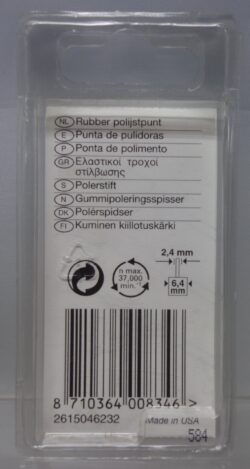 Dremel Rubber Polijstpunt 462 achterkant