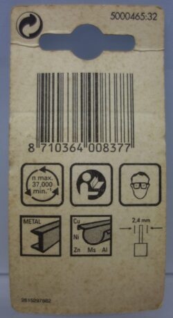Dremel Rubber Polijstpunt 465 achterkant