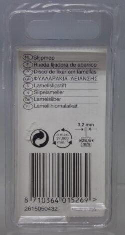 Dremel Klapschijf 504 achterkant
