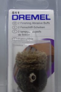 Dremel 2 Schuur-Polijstschijven voor afwerken 511