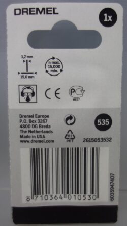 Dremel Messingborstel 535 achterkant