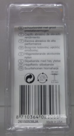 Dremel Krachtige Schuurborstel 538 achterkant