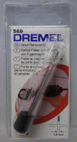 Dremel Hardmetalen Frees voor verwijderen van voegen 569