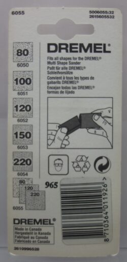 Dremel Schuurbuizen 6055 achterkant