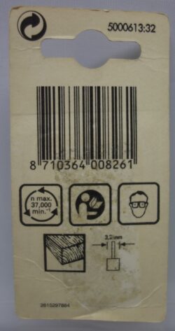 Dremel Groeffrees 613 achterkant