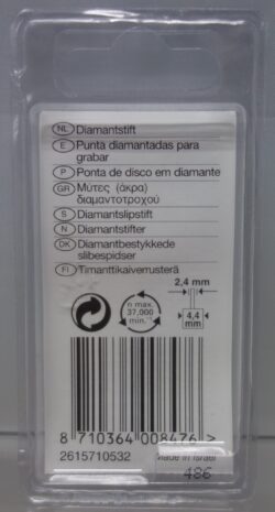 Dremel Diamantstift 7105 achterkant