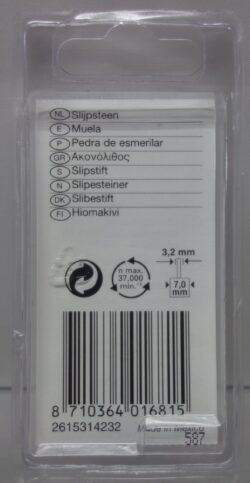 Dremel Siliciumcarbide Slijpsteen 83142 achterkant