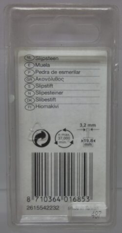 Dremel Siliciumcarbide Slijpsteen 85422 achterkant