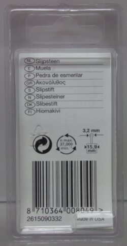 Dremel Aluminiumoxide Slijpsteen 903 achterkant