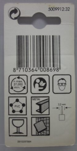 Dremel Hardmetalen frees 9912 achterkant