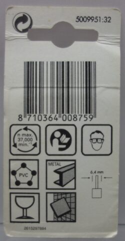 Dremel Hardmetalen frees 9951 achterkant