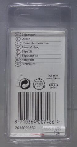 Dremel Aluminiumoxide Slijpsteen 997 achterkant
