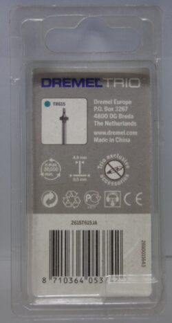 Dremel TRIO Afrondingsfrees met Leipen TR615 achterkant